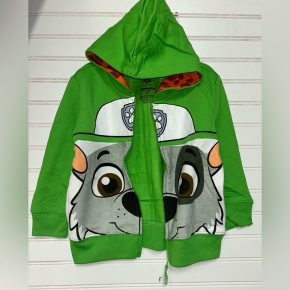 Nickelodeon Paw Patrol Rocky Green Hoodie New Size 4T - Picture 3 of 8